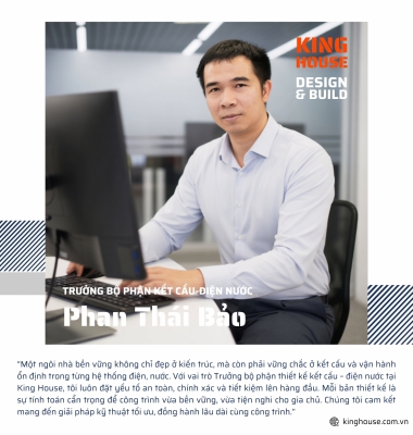 Phan Thái Bảo- TRƯỞNG BỘ PHẬN KẾT CẤU - ĐIỆN NƯỚC 