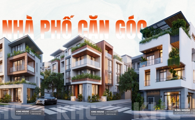 Top 35+ Mẫu Nhà Phố Căn Góc Hiện Đại Đẹp Hiện Nay 