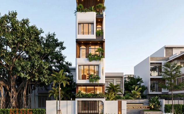 Nhà Phố 4.5x14.5 Hiện Đại Tại Tân Phú, TP.HCM - Moodboard Chi Tiết Nội Thất 