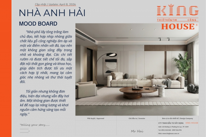 Moodboard Thiết Kế Nhà Hiện Đại Sang Trọng – Xu Hướng Nội Thất Được Ưa Chuộng