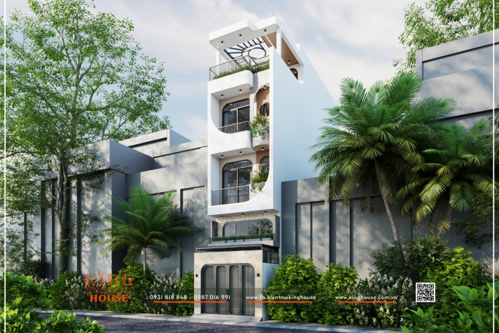 Mẫu Nhà 1 Trệt 2 Lầu 4×15 Hiện Đại Vừa Đẹp Lại Hợp Xu Thế
