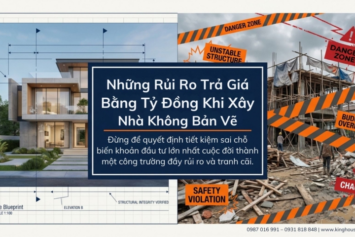 Xây Nhà Không Có Bản Vẽ Thiết Kế – Tiết Kiệm Hay “Mất Nhiều Hơn Được”?