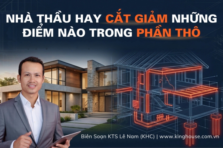 Nhà Thầu Hay Cắt Giảm Những Điểm Nào Trong Phần Thô?