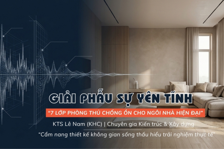 Giải Pháp Chống Ồn Cho Nhà Phố Hiệu Quả Nhất Hiện Nay | KTS Lê Nam (KHC)