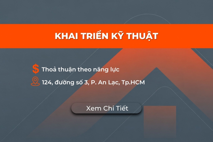 TUYỂN DỤNG VỊ TRÍ KHAI TRIỂN KĨ THUẬT