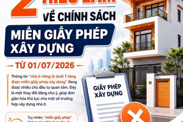 2 Hiểu Lầm Về Chính Sách Miễn Giấy Phép Xây Dựng Từ 01/07/2026 Gia Chủ Cần Biết