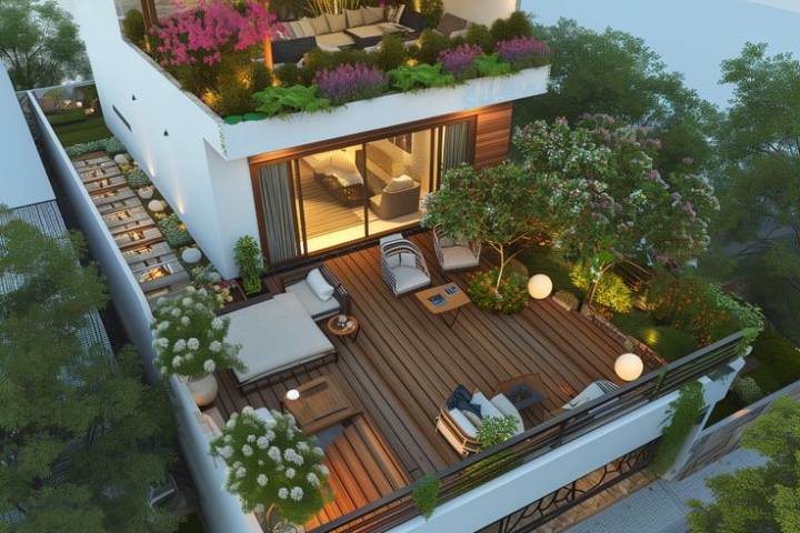Thiết Kế Sân Thượng Đẹp Xu Hướng, Công Năng Và Giải Pháp Tối Ưu Không Gian Sống