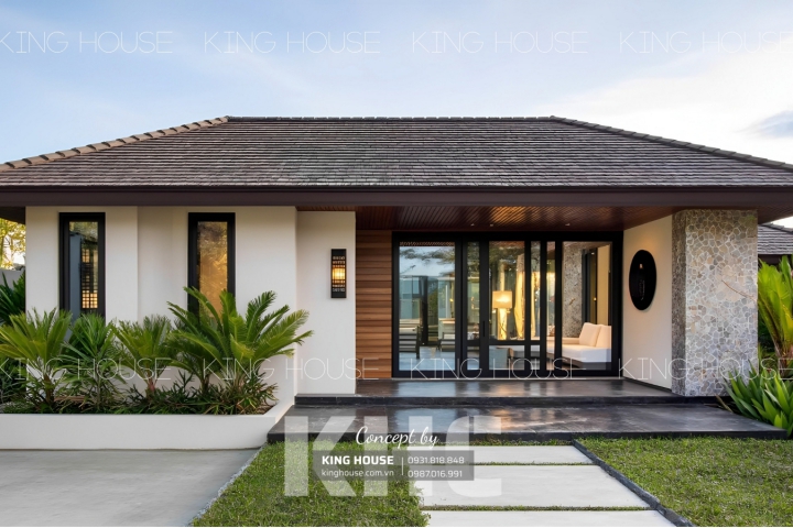 Mẫu Nhà Vườn 1 Trệt Mái Nhật – Không Gian Sống Rộng Thoáng, Gần Gũi Thiên Nhiên