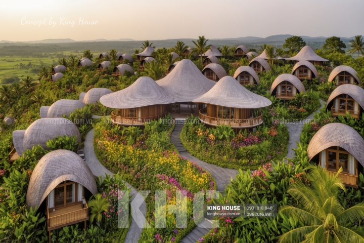 Thiết Kế Homestay Nghỉ Dưỡng Độc Đáo Tại Lộc Ninh Đồng Nai 