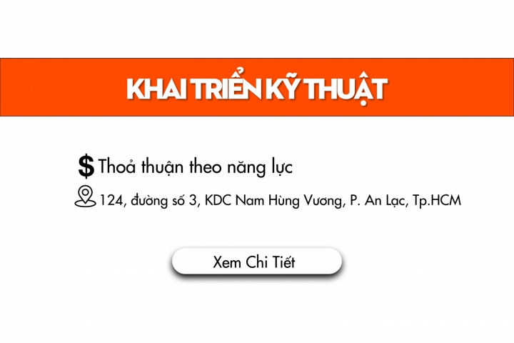TUYỂN DỤNG VỊ TRÍ KHAI TRIỂN KĨ THUẬT
