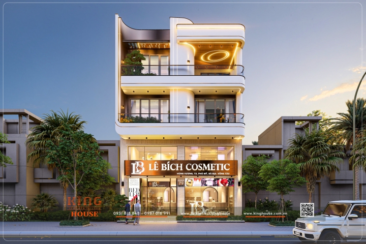 Thiết Kế Nhà Vừa Ở Vừa Kinh Doanh Sang Trọng 2026