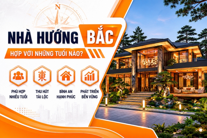 Nhà Hướng Bắc Hợp Tuổi Nào? Cách Chọn Nhà Chuẩn Phong Thủy Đón Tài Lộc