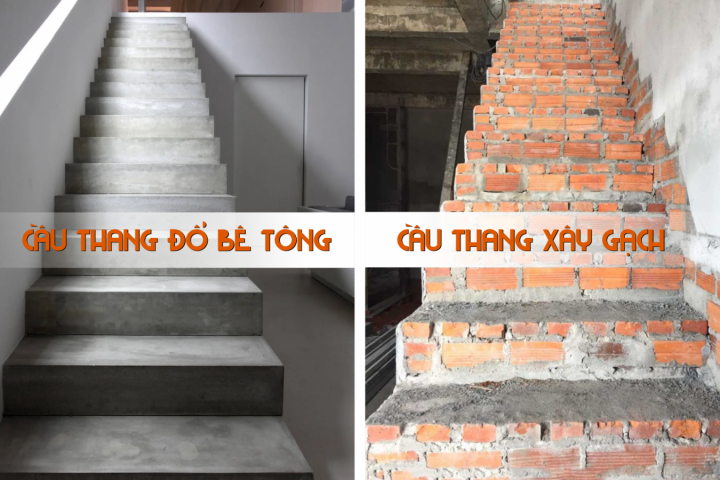 Cầu Thang Đổ Bê Tông Và Cầu Thang Xây Gạch – Nên Chọn Loại Nào Cho Công Trình Của Bạn?
