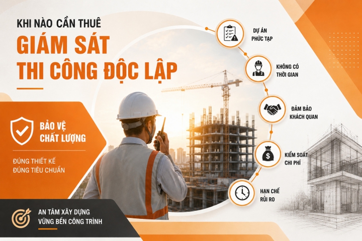 Khi Nào Cần Thuê Giám Sát Thi Công Độc Lập?