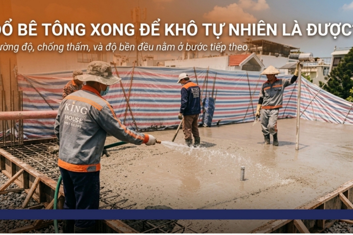 Đổ Bê Tông Xong Có Cần Tưới Nước Không? Vì Sao Phải Bảo Dưỡng Bê Tông Đúng Cách?