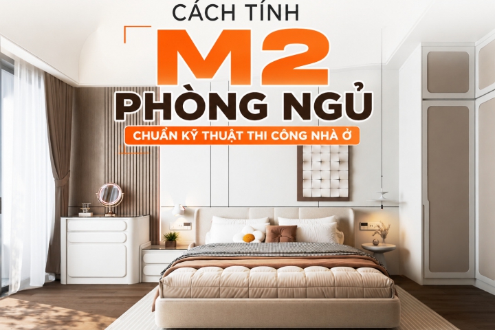 Tham Khảo Cách Tính M2 Phòng Ngủ Chuẩn Kỹ Thuật Thi Công Nhà Ở 