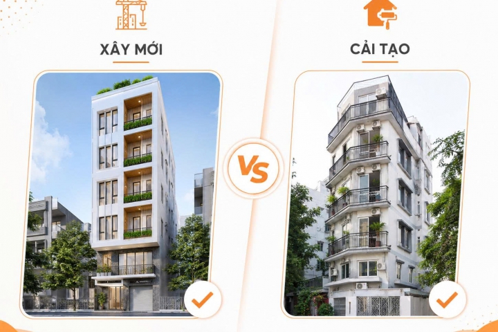 Xây Mới Hay Cải Tạo Nhà Thành Căn Hộ Dịch Vụ? Phương Án Nào Hiệu Quả Hơn?
